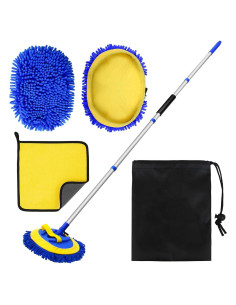 Kit de limpieza de coche COFSODI con mango desmontable 157 cm