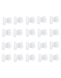 Clips de Papel Acrílicos YIKANGHENG Transparentes 20 Pcs