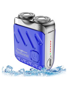 Afeitadora Eléctrica Portátil para Hombres - Loouj - Azul