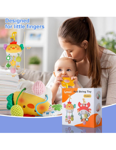 Juguete de Silla de Auto Lynncare para Bebés 0-3 Años