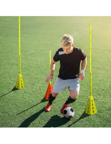 Conjunto de Entrenamiento de Velocidad Yes4All - 8 Conos y 4 Barras