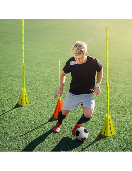 Conjunto de Entrenamiento de Velocidad Yes4All - 8 Conos y 4 Barras