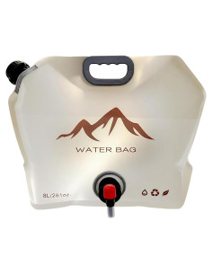 Jarra de Agua Plegable Kunknot 8L con Grifo para Camping