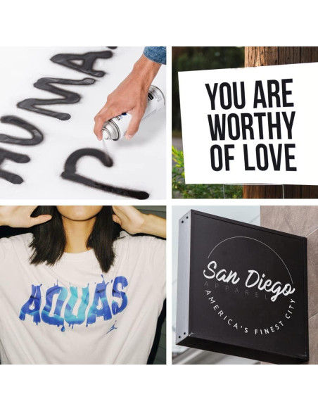 10 Hojas Plantillas Mylar 30.5x30.5cm 10mil PET Reutilizables