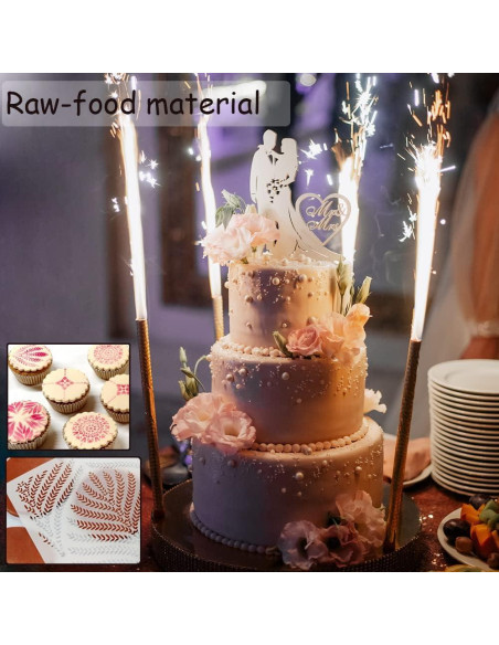 10 Hojas Plantillas Mylar 30.5x30.5cm 10mil PET Reutilizables