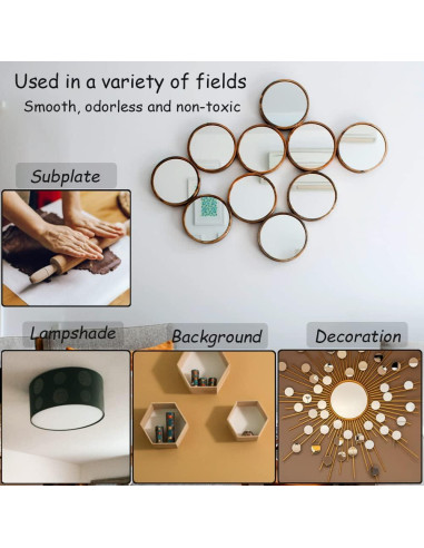 10 Hojas Plantillas Mylar 30.5x30.5cm 10mil PET Reutilizables