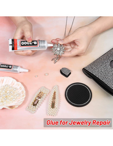 B7000 Pegamento Transparente Cridoz para Joyería 3x15ml