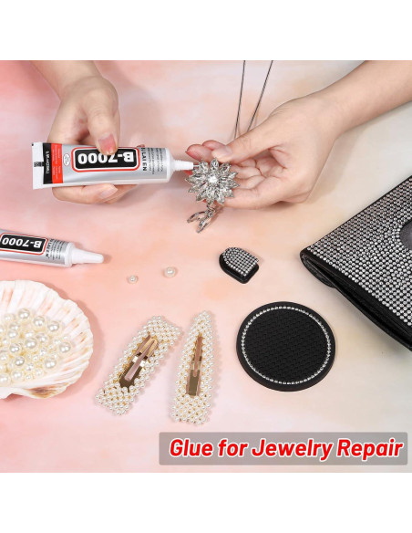 B7000 Pegamento Transparente Cridoz para Joyería 3x15ml