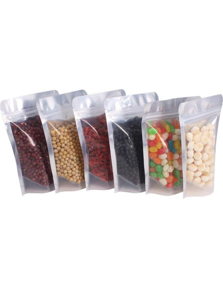 100 Bolsas Mylar Reutilizables 4x6" Belinlen con Cierre 100 Bolsas Mylar Reutilizables 4x6" Belinlen con Cierre