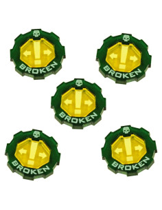 Fichas de Acción Bicolor LITKO para Warhammer y Necromunda