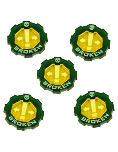 Fichas de Acción Bicolor LITKO para Warhammer y Necromunda