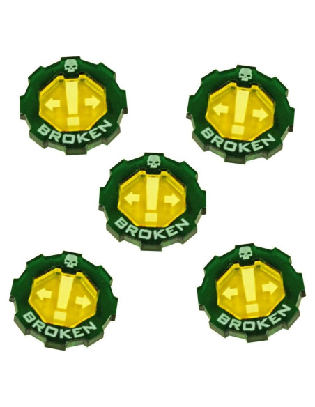 Fichas de Acción Bicolor LITKO para Warhammer y Necromunda