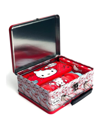 Conjunto de Regalo Hello Kitty - Caja de Almuerzo, Botella, Rompecabezas y Estuche