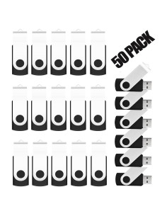 Paquete de 50 Unidades Flash USB 2.0 EASTBULL 1GB