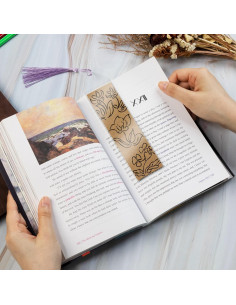 Tarjetas de Marcador Kraft SWATOM 50 PCS con Etiquetas PVC 2