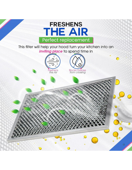 Filtro de Ventilación de Campana Beagan 41F 1-Pack 26.67x22.35 cm Filtro de Ventilación de Campana Beagan 41F 1-Pack 26.67x22.35 cm