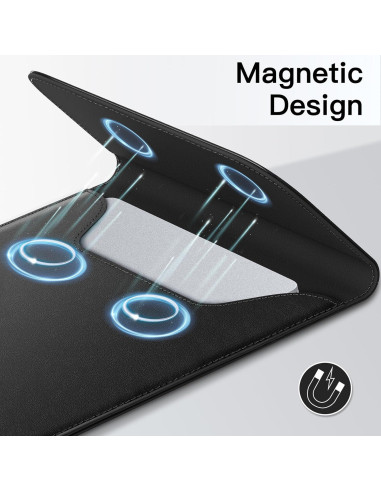 Funda delgada JETech para MacBook Air/Pro 13" Negro