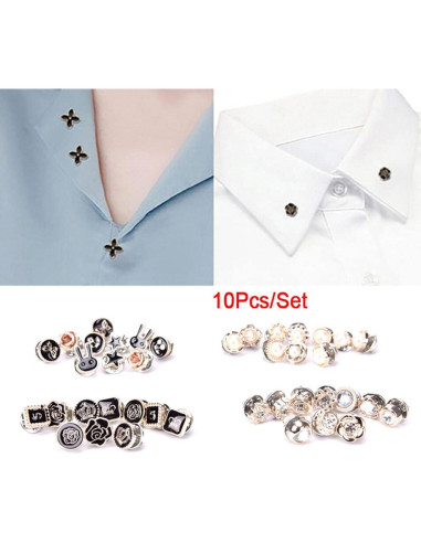 10 Botones de Perla Vingol 12mm para Ropa y Manualidades