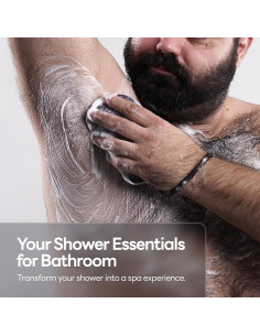 Bolsa de Jabón Exfoliación Rugosa CAVEEM 2 Piezas 21x14cm 2