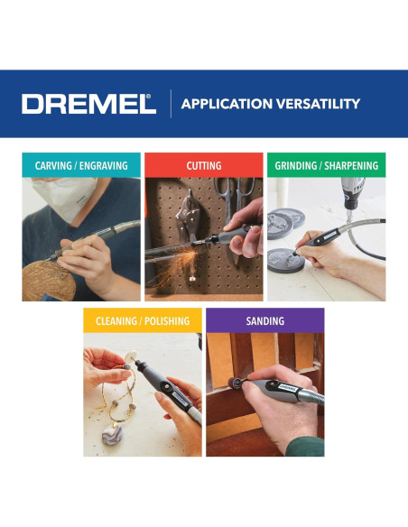 Eje Flexible Dremel 225 - Accesorio para Herramienta Rotativa