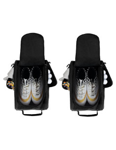 Bolsa de Zapatos de Golf Goloni 2 Pcs Acolchada Negra