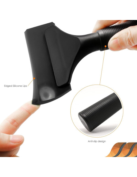 Espátula de Goma EHDIS 12.7 cm para Limpieza de Ventanas y Espejos