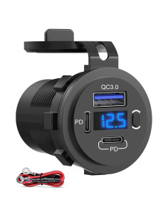 Cargador de Coche Doble USB C SUTN01111-1PC Carga Rápida 3.0