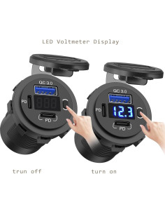 Cargador de Coche Doble USB C SUTN01111-1PC Carga Rápida 3.0 2