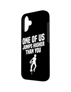Funda para iPhone 16 - Diseño Humorístico 'Salta Más Alto' 2
