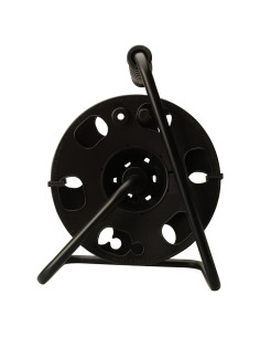 Soporte de Carrete de Extensión Metal Woods 22849 45.72m Negro