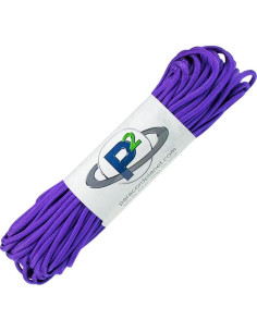 Cuerda Paracord 550 Paracord Planet 30m 7 Hilos 250kg Púrpura Ácido 2