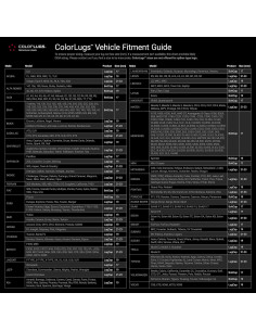 Cubiertas de Tuerca de Perno ColorLugs Vinilo 17 mm Negro - 20 Pzas 2
