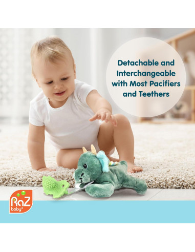 Chupete RaZbaby Oso RaZbuddy para Dentición - Silicona BPA Free
