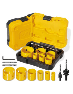 KATA Kit de Sierras de Corona Bi-Metal 11 Piezas 22-64mm