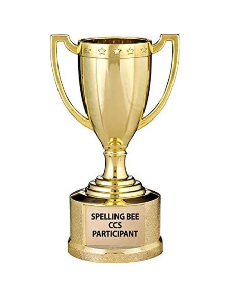 Trofeo Copa de Oro Crown 13.97 cm Personalizado Grabado Gratis