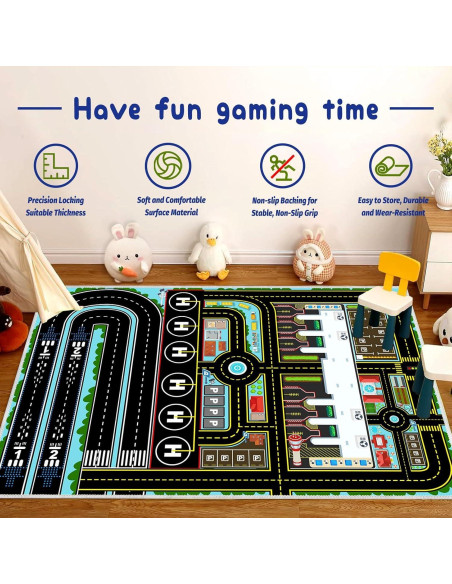 Alfombra de Juego Aeropuerto YSYTLCL 0.79x1.19m Antideslizante