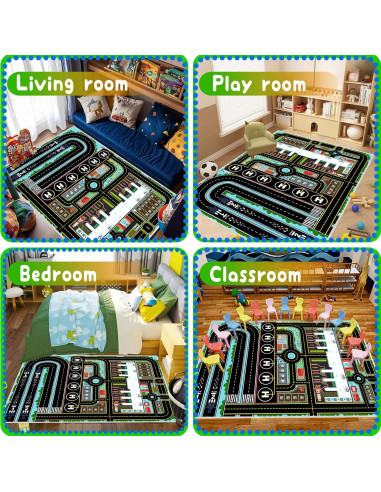 Alfombra de Juego Aeropuerto YSYTLCL 0.79x1.19m Antideslizante