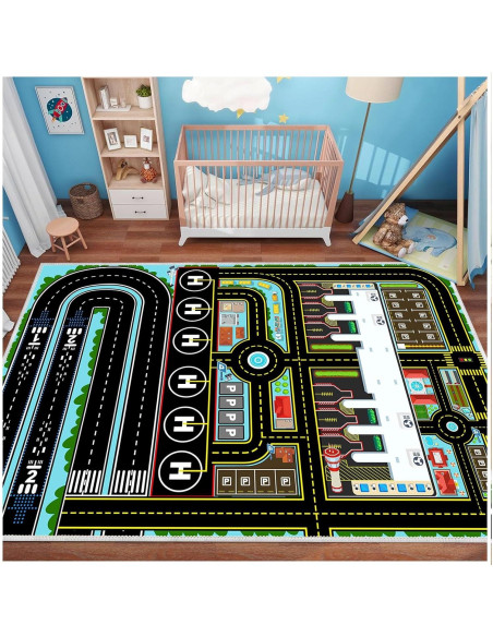 Alfombra de Juego Aeropuerto YSYTLCL 0.79x1.19m Antideslizante