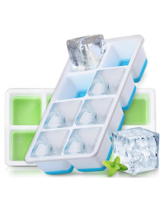 Moldes de Hielo Grandes FURNSII 2 Piezas Silicona 4.6 cm