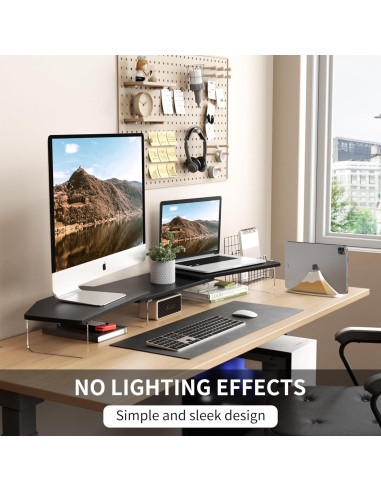 Soporte Elevador de Monitor Doble AFOOYO Ajustable 112.8 cm