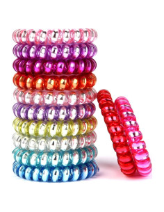 Cintas de Pelo Elásticas Traceless Emrlyr 12PCS Multicolor