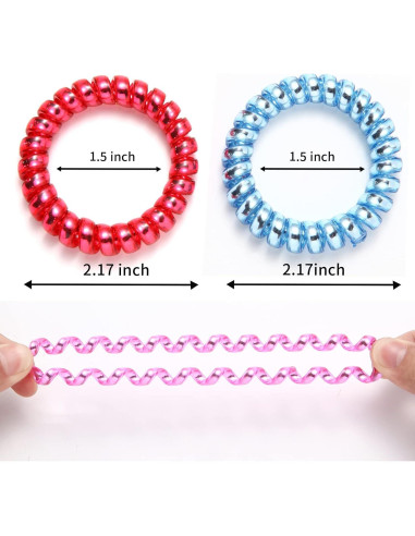 Cintas de Pelo Elásticas Traceless Emrlyr 12PCS Multicolor