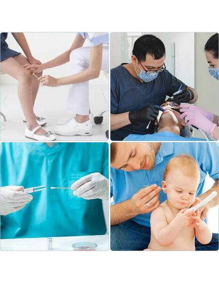 Bastones de Algodón Estériles JMU 3" (7.62 cm) - Pack 200