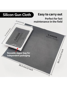 Paño de Silicona para Armas ILANSIN 30.48x30.48 cm - 1 Paquete 2