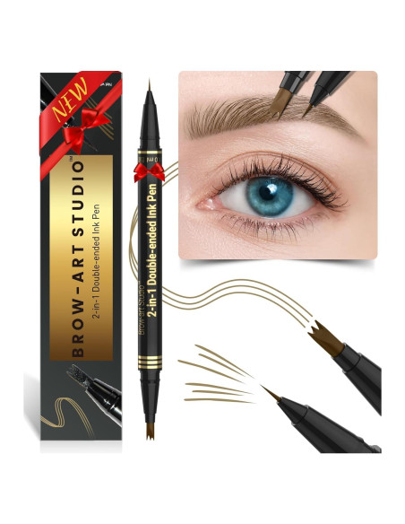 Lápiz de Cejas iMethod 2-en-1 Marrón Claro - Microblading Lápiz de Cejas iMethod 2-en-1 Marrón Claro - Microblading