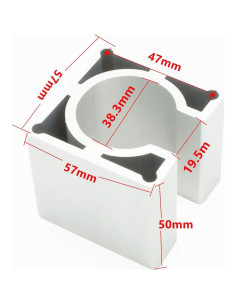 Soporte de Motor Paso a Paso Nema23 RATTMMOTOR 57mm Aluminio 2