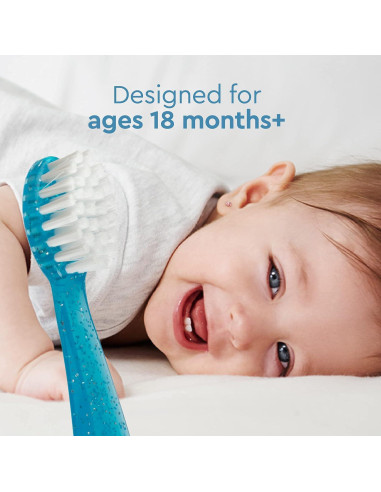 Cepillo de dientes RADIUS Totz para niños, 6 unidades, cerdas suaves