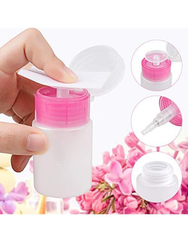 1000 Toallitas de Algodón Sin Pelusa + Botella Dispensadora