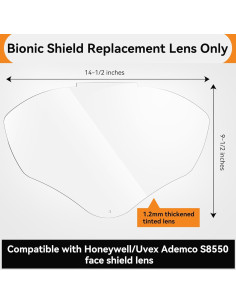 Lente de Reemplazo Feekoon para Pantalla Facial S8550 2