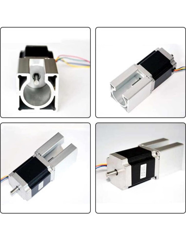 Soporte de Motor Paso a Paso Nema23 RATTMMOTOR 57mm Aluminio